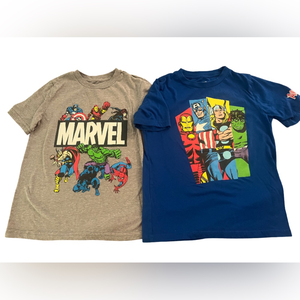 Marvel Superhero T-Shirts - Gray and Blue